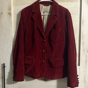L.L. Bean Red Corduroy Jacket